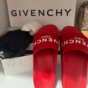 Givenchy Bold Red Slides